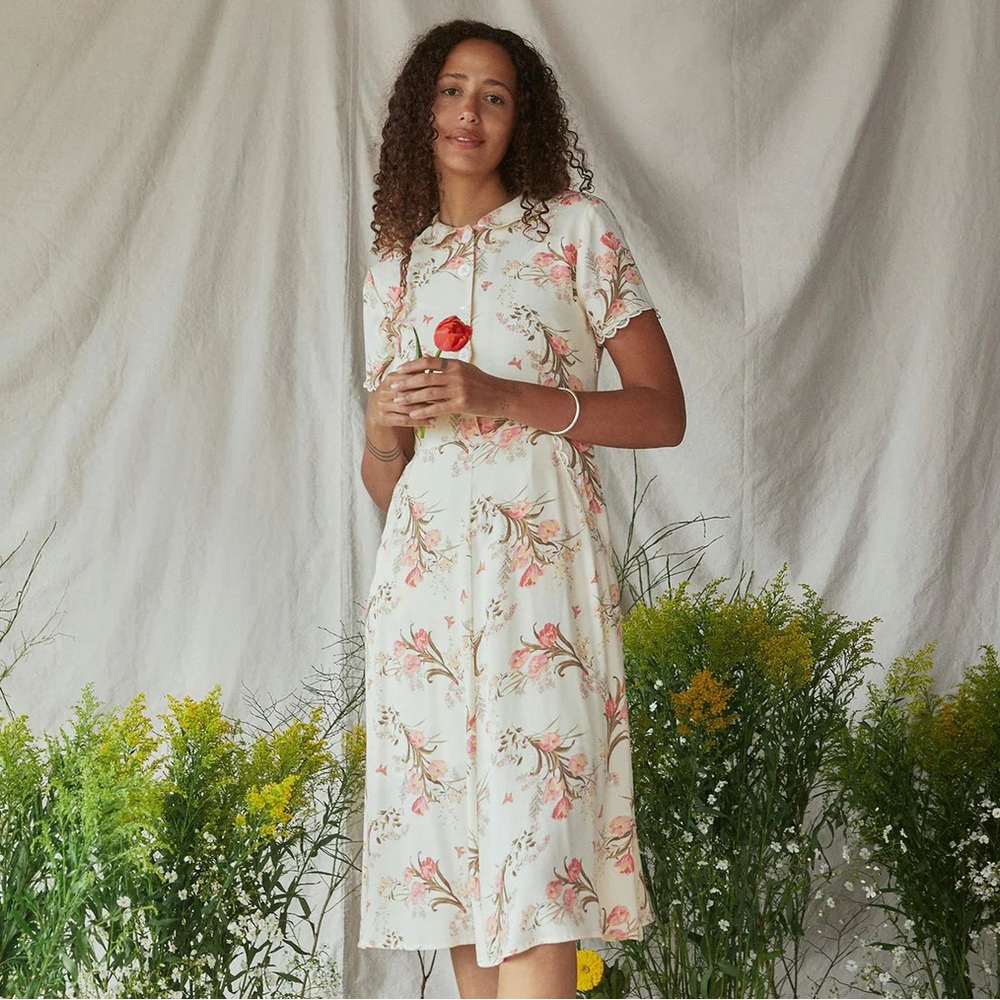 NWT Christy Dawn Sebastian Dress in Butterfly Tulip